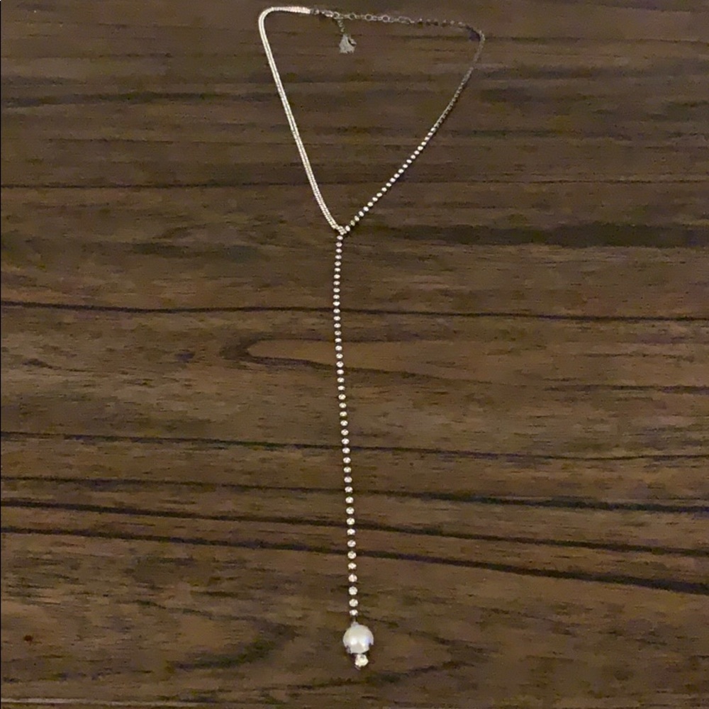 Vera Wang long statement necklace